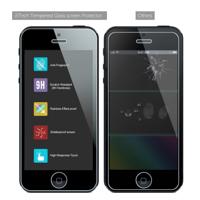 JETech Schermbeschermer Compatibel met iPhone SE (Editie 2016), iPhone 5s, iPhone 5 en iPhone 5c, Gehard Glas Screen Protector, 2 Stuks - thumbnail