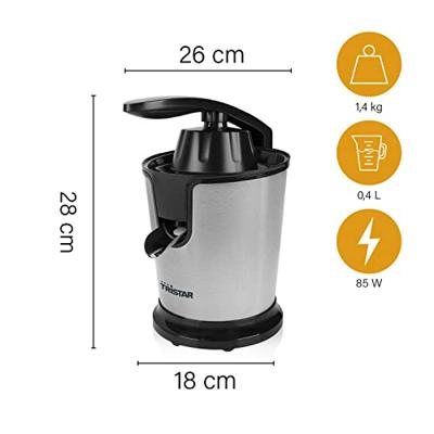 Tristar CP-3002 Citruspers Zwart/RVS