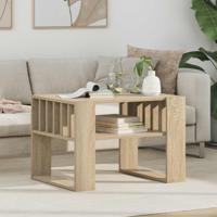 Salontafel Sonoma Eiken 66 x 49,5 x 45 cm Bewerkt hout - thumbnail