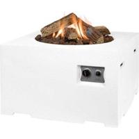 Cocoon vuurtafel vierkant wit - thumbnail