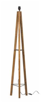 MUST Living Vloerlamp 'Porto Cristo' Teakhout, kleur Naturel (excl. kap)