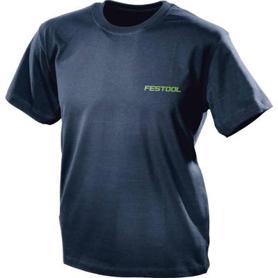 Festool 577760 T-shirt Maat: L Donkerblauw, Groen