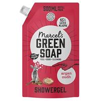 Marcel&apos;s Green Soap Shower gel - argan & oudh - navulling - 500ml - thumbnail