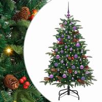 VidaXL Kunstkerstboom groen 150 cm pvc en metaal en plastic - thumbnail