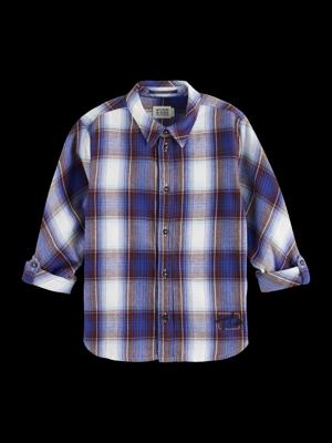 Regular-Fit Yarn-Dyed Checked Flannel Shirt White/Pastel Regular-Fit Yarn-Dyed Checked Flannel Shirt White/Pastel