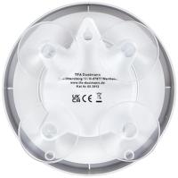 TFA Dostmann 60.3012 Wandklok Kwarts 160 mm x 45 mm Zilver Geschikt voor vochtige ruimtes - thumbnail