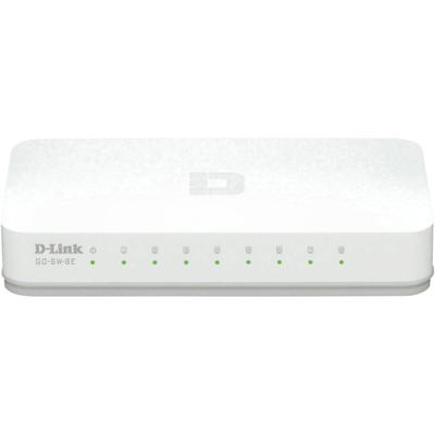 D-Link GO-SW-8E/E GO-SW-8E Netwerk switch 8 poorten 100 MBit/s D-Link GO-SW-8E/E GO-SW-8E Netwerk switch 8 poorten 100 MBit/s