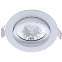 EcoDim LED Inbouwspot 5W IP54 Dimbaar Warm Wit 2700K Mat Wit - thumbnail
