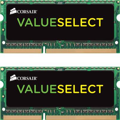 Value Select - Geheugen - DDR3L (SO-DIMM) - 8 GB: 2 x 4 GB - 204-PIN - 1600 MHz - CL11
