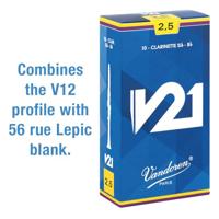 Vandoren V21 rieten Bb-klarinet 2.5, 10 stuks - thumbnail