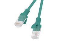 PATCHCORD KAT.5E UTP 2M ZIELONY FLUKE PASSED LANBERG 10-PACK - thumbnail