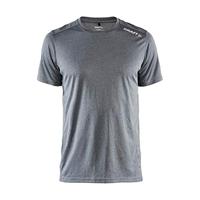 Craft 1907361 Rush Ss Tee M - Dark Grey Melange - XS - thumbnail