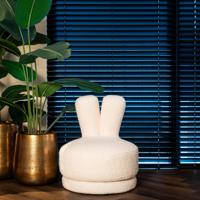 Richmond Kids Draaifauteuil 'Bunny' Teddy, kleur Wit - thumbnail