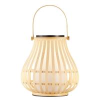 Tafellamp op zonne energie Hout Leo buiten - thumbnail