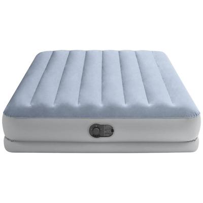 Intex 64159 QUEEN DURA-BEAM COMFORT AIRBED Luchtbed (l x b x h) 203 x 152 x 36 cm Blauw-grijs Intex 64159 QUEEN DURA-BEAM COMFORT AIRBED Luchtbed (l x b x h) 203 x 152 x 36 cm Blauw-grijs