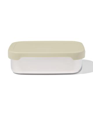 HEMA Lunchbox 14.3x18.9x5.8cm rvs groen (groen)