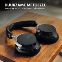 beyerdynamic AVENTHO 200 Draadloze hoofdtelefoon met ruisonderdrukking, 60 uur batterijduur, opvouwbare behuizing, vervangbare oorkussens, in zwart - nieuwe update beschikbaar via app - thumbnail