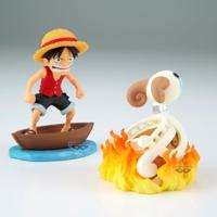One Piece WCF Log Stories PVC Statue 2-Pack Luffy & Going Merry 8 cm - thumbnail