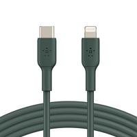 Belkin USB-C/Lightning-kabel (iPhone-snellaadkabel voor iPhone 14 en ouder) Boost Charge MFi-gecertificeerde USB-C-kabel voor iPhone (middernachtgroen, 1 m) - thumbnail