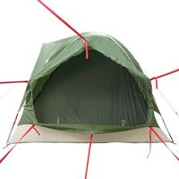 Autotent 4-persoons waterdicht groen - thumbnail