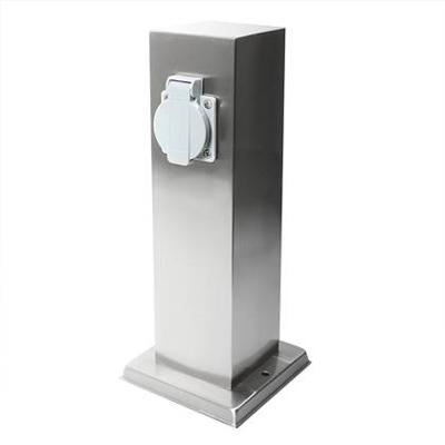 Tuinstopcontact RVS Dubbel buitenstopcontact