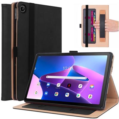 Lunso - Lenovo Tab M10 Plus Gen 3 (3e generatie) - Luxe Bookcase hoes - Zwart Lunso - Lenovo Tab M10 Plus Gen 3 (3e generatie) - Luxe Bookcase hoes - Zwart