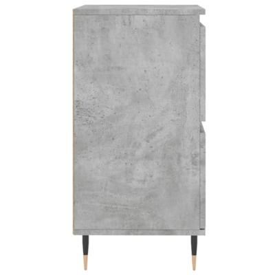 Dressoir 60x35x70 cm bewerkt hout betongrijs