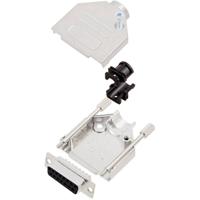 TRU COMPONENTS TCDTZK15DBSK 7708772 D-sub female connectorset 180 ° Aantal polen: 15 Soldeerkelk 1 stuk(s) - thumbnail