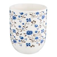 Clayre & Eef mok blauwe bloemen 100ml - thumbnail