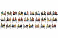 NOCH 0016072 H0 Megavoordeelset zittende reizigers figuren Geverfd, Zittend - thumbnail