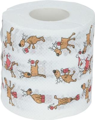 Kerst toilet papier rendier