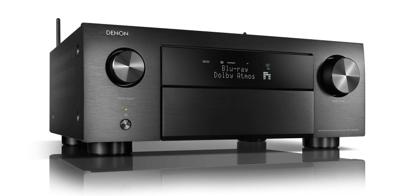 Denon AVC-X4700H 9.2-kanaals AV-versterker, Hifi-Versterker, Alexa-Compatibel, 8 HDMI-ingangen en 3-uitgangen, 8K-video, Bluetooth, WLAN, Muziekstreaming, Dolby Atmos, Auro-3D, HEOS Multiroom - Zwart