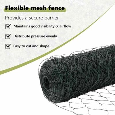 VidaXL Hek met paal groen 1 x 25 m staal