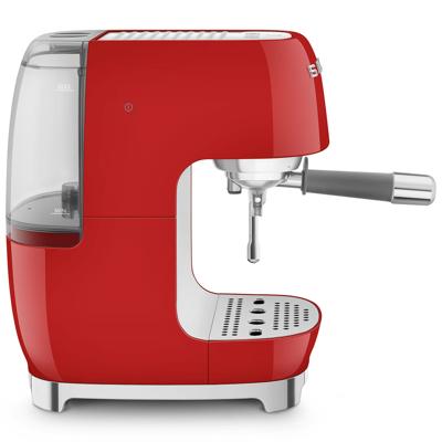 SMEG ECF03RDEU 50's Style Handmatige Espressomachine - Rood