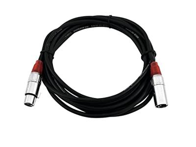 OMNITRONIC XLR Cable 3-pin 3m bk/rd