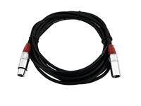 Omnitronic 3022047R XLR Verbindingskabel [1x XLR-stekker 3-polig - 1x XLR-bus 3-polig] 3.00 m Zwart - thumbnail