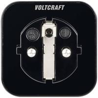 VOLTCRAFT SEM6500 BLACK Energiekostenmeter Incl. radiografische stekkerdoos, Gegevensexport, Datalogger, Kostenprognose, TRMS, Instelbaar stroomtarief, Met - thumbnail