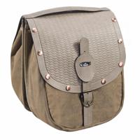 Selle Monte Grappa Monte grappa dubbele tas 16,5l british m/klinknagels grijs - thumbnail