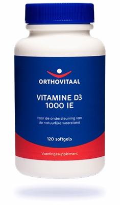 OrthoVitaal Vitamine D3 1000IE/25mcg 120 Softgels