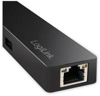 LogiLink UA0313 interface hub USB 3.2 Gen 1 (3.1 Gen 1) Type-C 5000 Mbit/s Zwart - thumbnail
