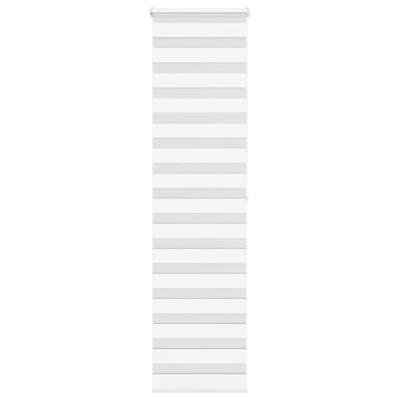 Zebra rolgordijn 60x200 cm stofbreedte 55,9 cm polyester wit