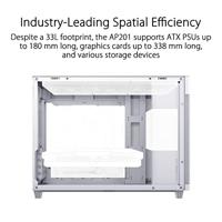 Asus AP201 Mini-tower PC-behuizing Wit - thumbnail