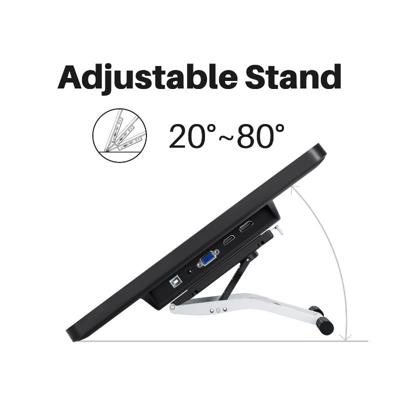 HUION Kamvas Pro 22 grafische tablet Zwart 5080 lpi 476,64 x 268,11 mm USB