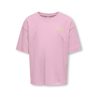 Kids ONLY zomer t-shirt S/S meisjes - loose fit - roze - Koghelen