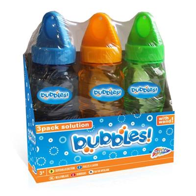 Grafix bellenblaasset 3 flesjes 118ml Grafix bellenblaasset 3 flesjes 118ml