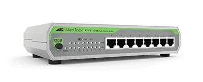 AT-FS710/8E-60 Switch Layer 2 Fast Ethernet Unmanaged - 8 x 10/100TX - External PSU