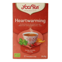 Yogi Tea Heartwarming bio 17 Zakjes - thumbnail