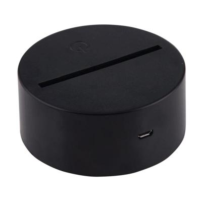 Eiffeltoren stijl 3D Touch schakelaar controle LED licht 7 kleur verkleuring creatieve visuele Stereo Lamp Desk Lamp nachtlampje