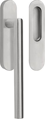 Formani Basics LB230Y hefschuifdeurbeslag PC69 - mat RVS