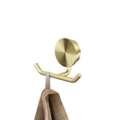 Handdoekhaak Dubbel Geesa Opal Goud Geborsteld Geesa Handdoekhaak Dubbel Geesa Opal Goud Geborsteld Geesa